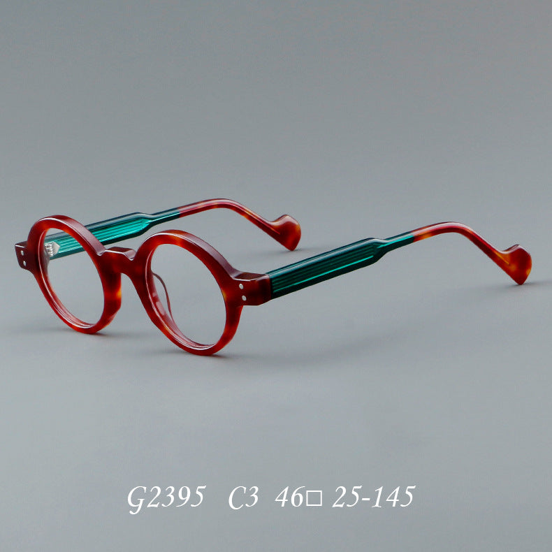 Colee Vintage Round Acetate Glasses Frame