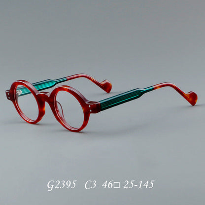 Colee Vintage Round Acetate Glasses Frame