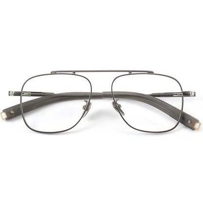 Retro Titanium Square Glasses Frame SM105