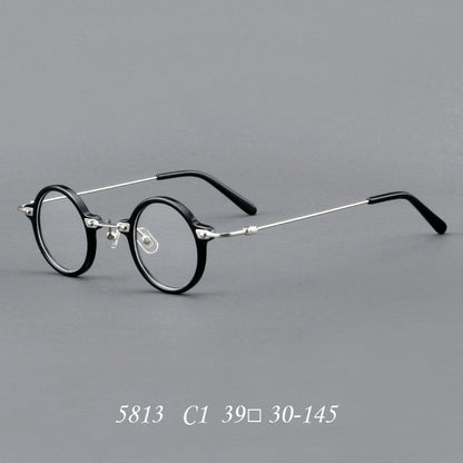 Botolf Vintage Round Acetate Glasses Frame
