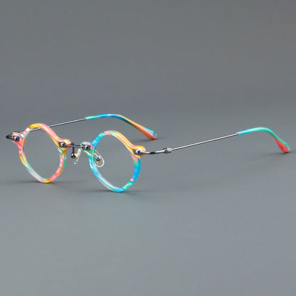 Logan Retro Geometric Glasses Frame