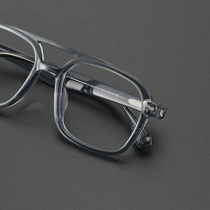 Retro Acetate Square Glasses Frames 8116