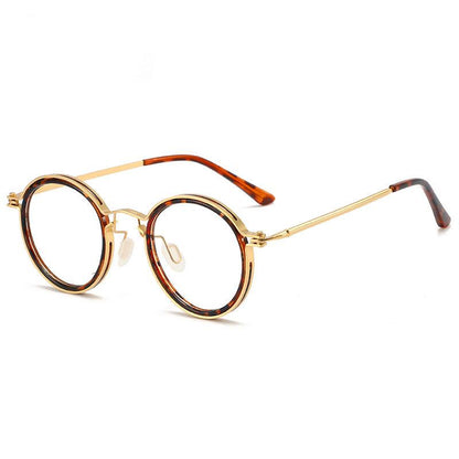 Kay Retro Round Optical Metal Glasses Frame