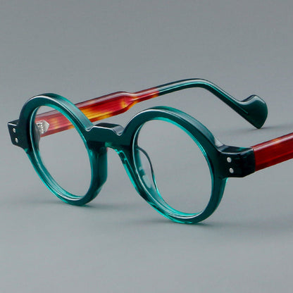 Colee Vintage Round Acetate Glasses Frame