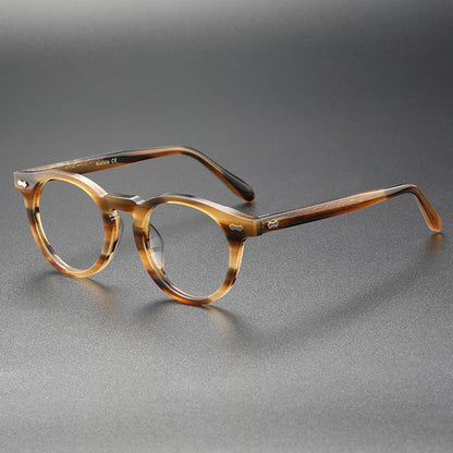 Iro Acetate Retro Oval Glasses Frame