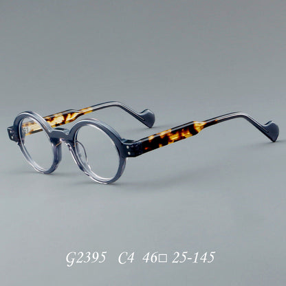 Colee Vintage Round Acetate Glasses Frame
