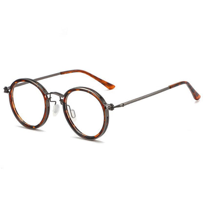 Kay Retro Round Optical Metal Glasses Frame