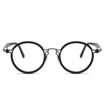 Tadeo Titanium Vintage Round Eyeglasses Frames