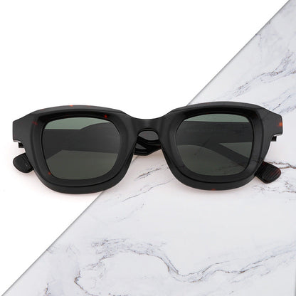 Square frame large frame sunglasses