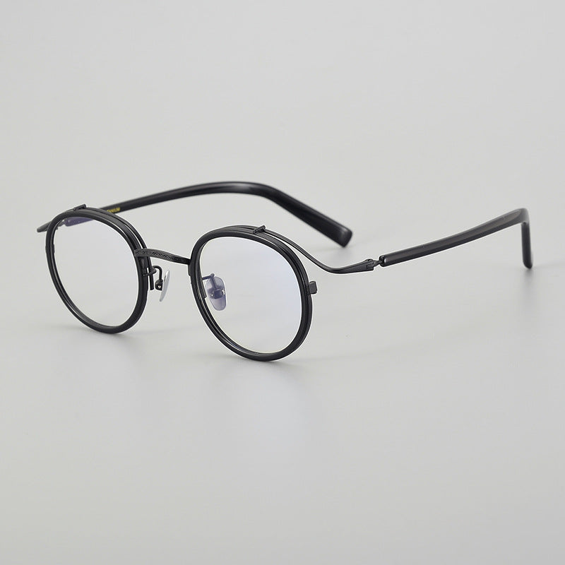 Hank Premium Series Vintage Acetate Round Glasses Frame