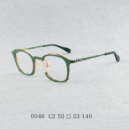Alian Personality Irregular Titanium Glasses Frame