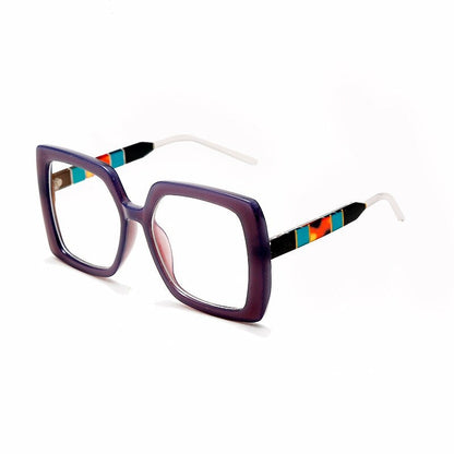 Oversized Square Transparent Glasses