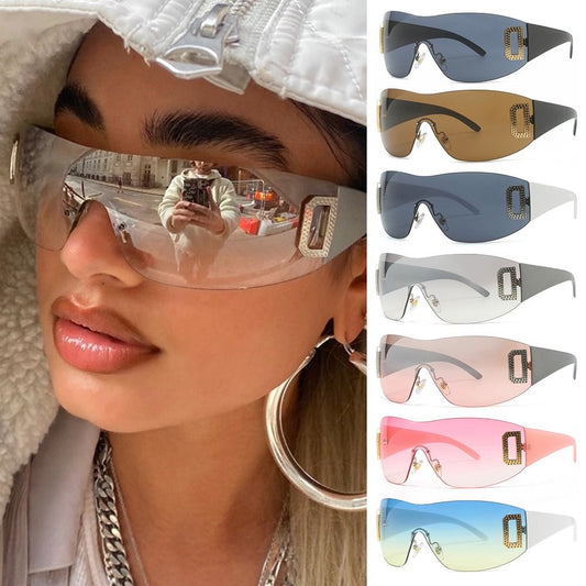 Punk Wrap Around Y2K Sunglasses