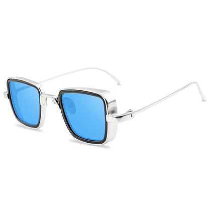 Retro Square Metal Frame Sunglasses
