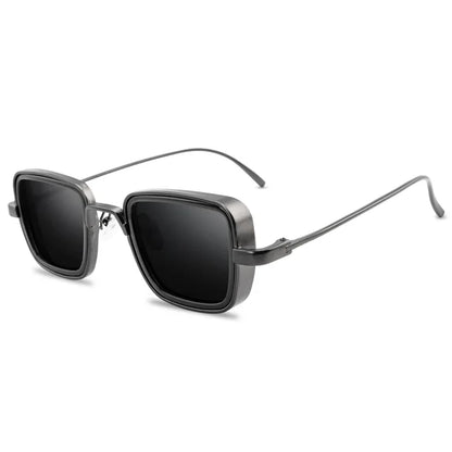 Retro Square Metal Frame Sunglasses