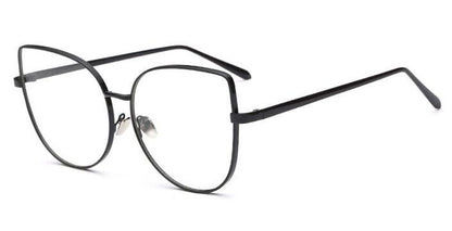 Vintage Fashion Metal Frame Clear Lens Sun Glasses