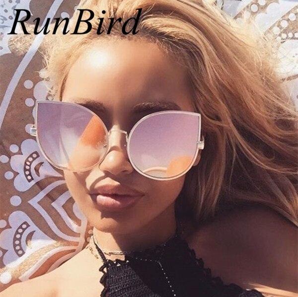 Vintage Fashion Metal Frame Clear Lens Sun Glasses
