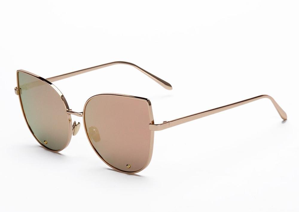 Vintage Fashion Metal Frame Clear Lens Sun Glasses