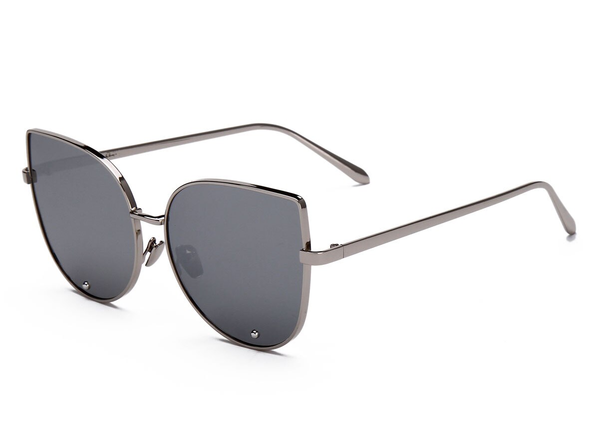 Vintage Fashion Metal Frame Clear Lens Sun Glasses