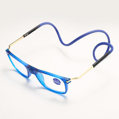 Portable anti-blue light reading glasses