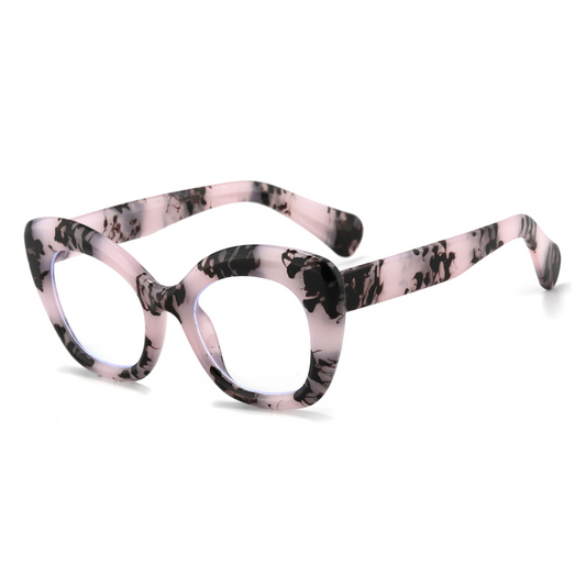 Retro anti-blue light reading glasses
