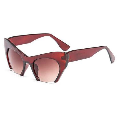 Fashion Retro Half frame Cat eye Women Glasses