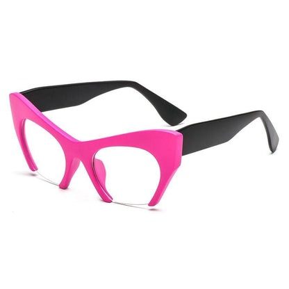 Fashion Retro Half frame Cat eye Women Glasses