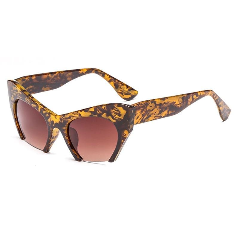 Fashion Retro Half frame Cat eye Women Glasses