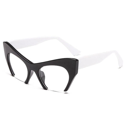Fashion Retro Half frame Cat eye Women Glasses