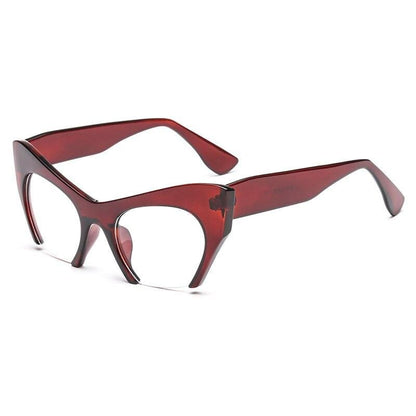 Fashion Retro Half frame Cat eye Women Glasses