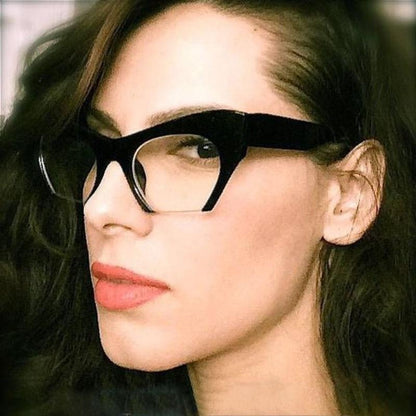 Fashion Retro Half frame Cat eye Women Glasses