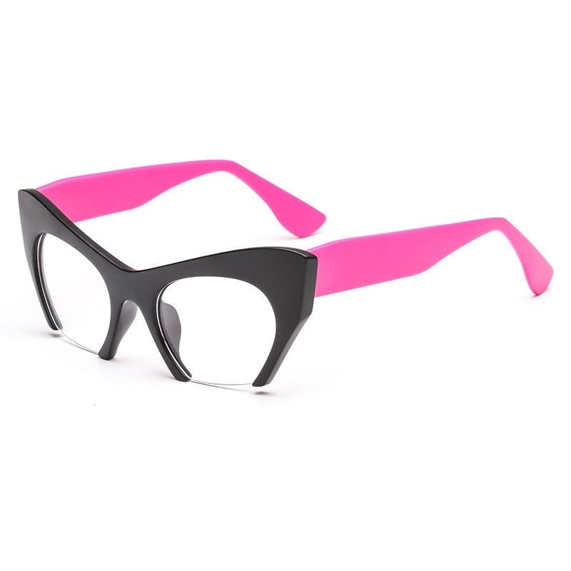 Fashion Retro Half frame Cat eye Women Glasses