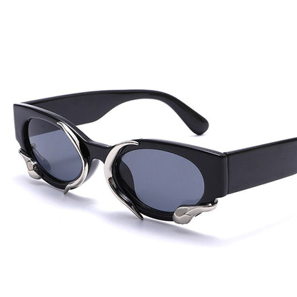 Steampunk Rectangle Sunglasses