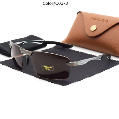 Aluminum Magnesium Driving Glasses