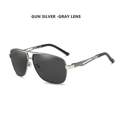 Square Polarized Photochromic Sunglasses
