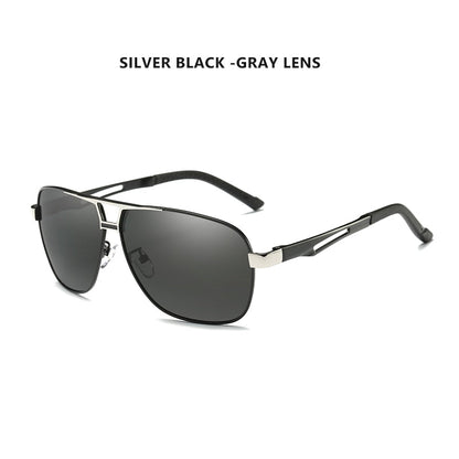 Square Polarized Photochromic Sunglasses
