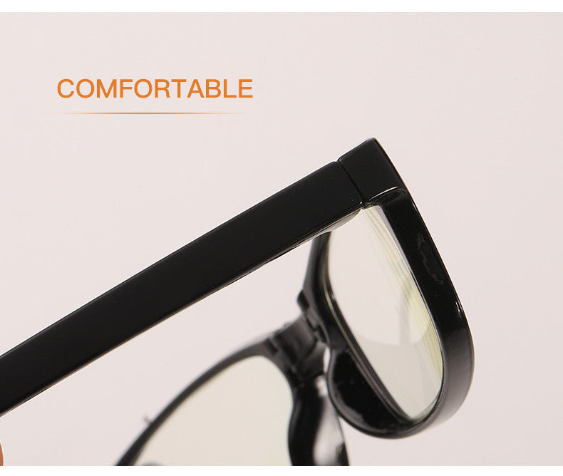 Anti-blue light portable folding reading glasses