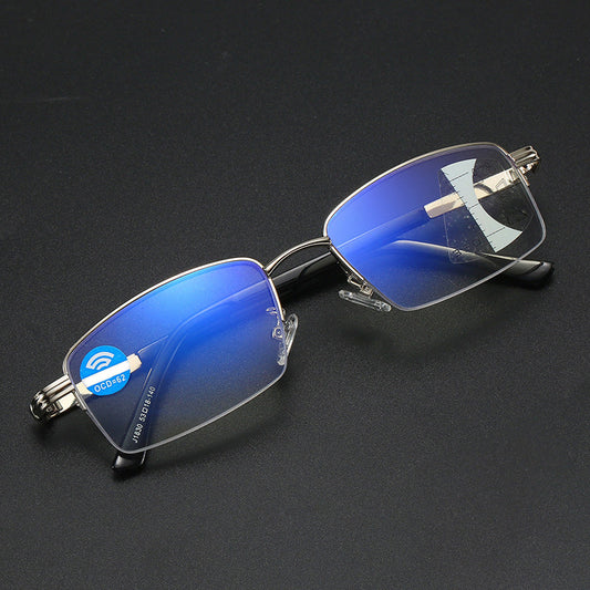 Progressive multi-focus reading glasses