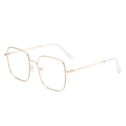 Glitter edge anti-blue light reading glasses