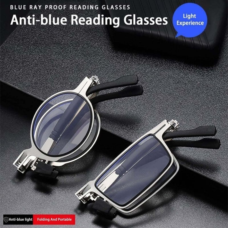 Screwless ultra light folding glasses (free box)