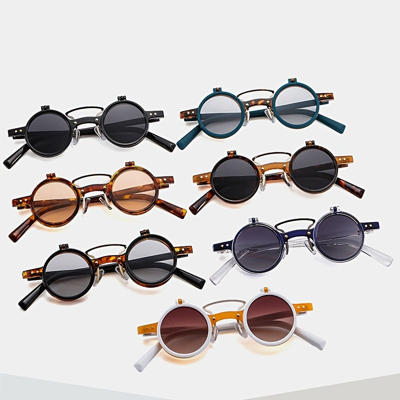 Double-layer flip uv protection sunglasses