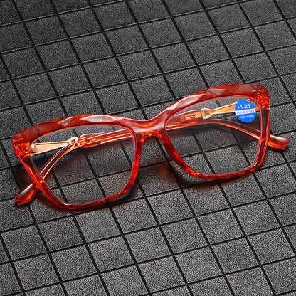Retro cat eye anti-blue light reading glasses