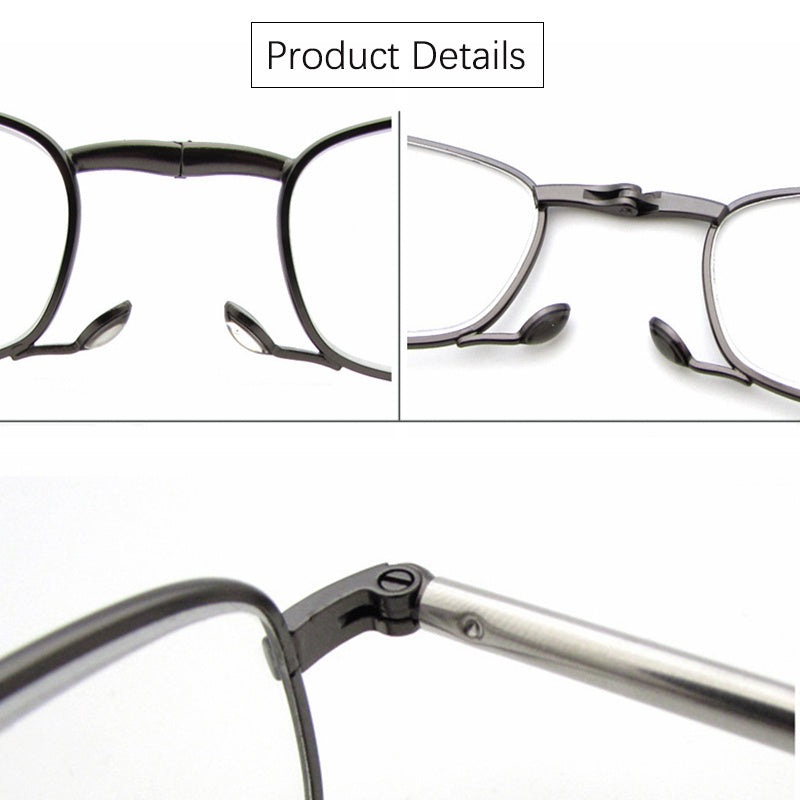 Mini portable folding reading glasses