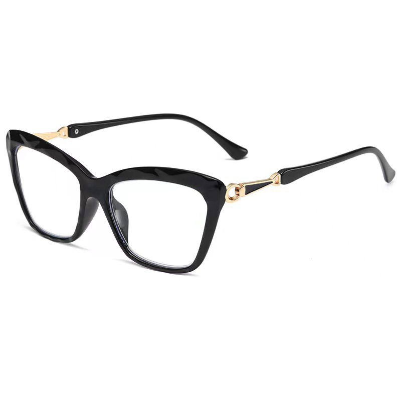 Retro cat eye anti-blue light reading glasses