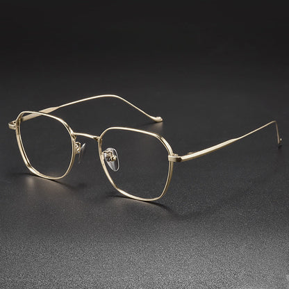 Retro Titanium Square Glasses Frame 316