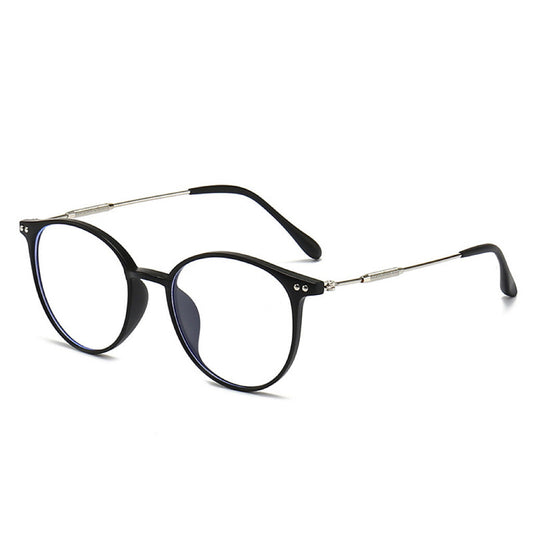 Large frame anti-blue light reading glasses