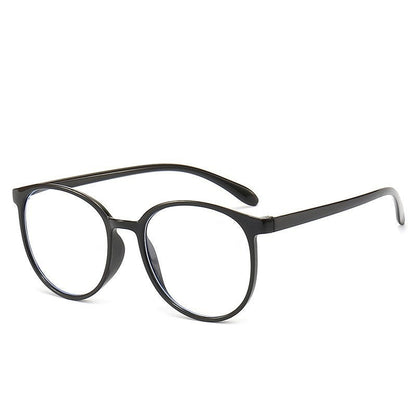 Round frame anti-blue light reading glasses
