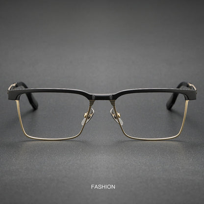 Malin Browline Retro Titanium Ultra-Light Glasses Frame