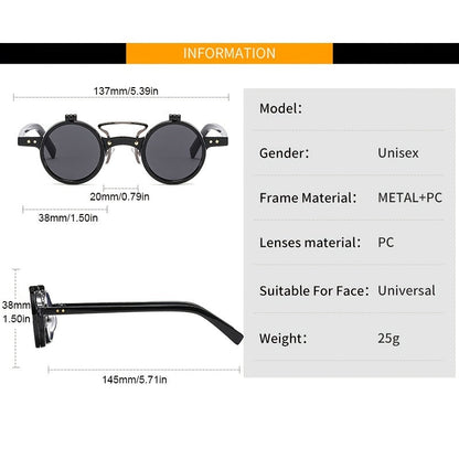 Double-layer flip uv protection sunglasses