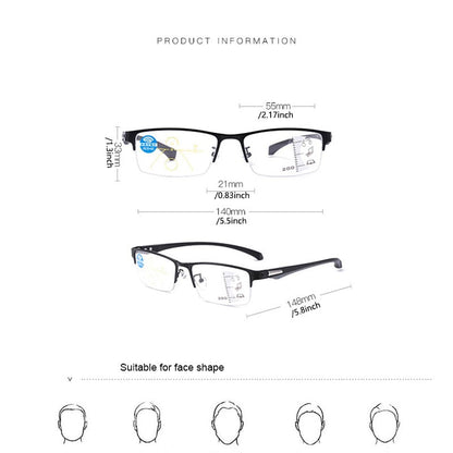 Titanium multi-focus double light anti-blue light